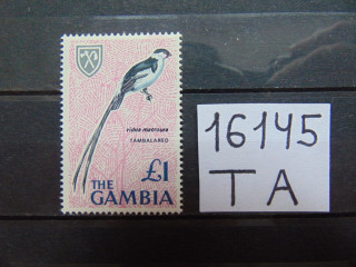 Фото марки Гамбия 1966г *