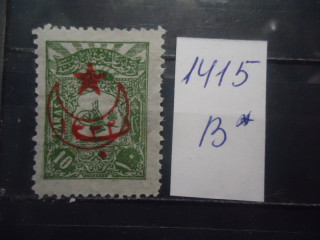 Фото марки Турция 1905-06гг надпечатка *