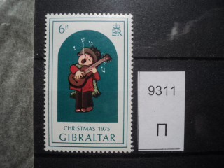 Фото марки Гибралтар 1975г **