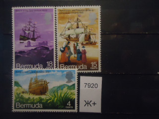 Фото марки Брит. Бермуды 1971г (10€) (нет 24 с) **