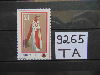 Фото марки Британский Гибралтар марка 1986г **