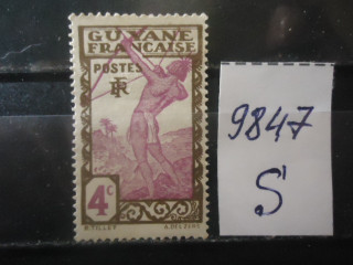 Фото марки Франц. Гвиана 1929г *