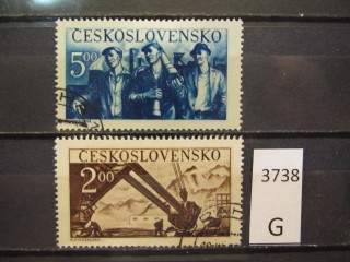 Фото марки Чехословакия 1950г