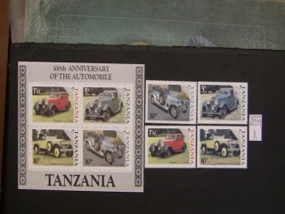Фото марки Танзания блок + серия **