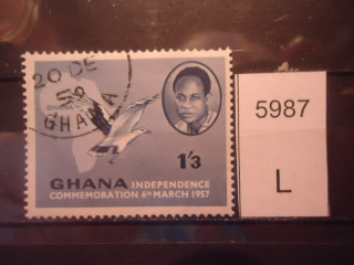Фото марки Гана 1958г