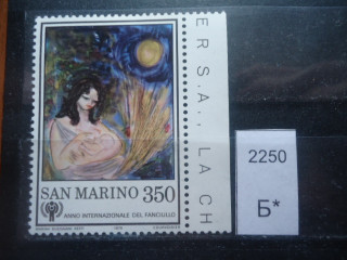 Фото марки Сан Марино 1979г **