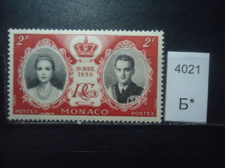 Фото марки Монако 1956г **