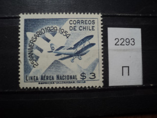 Фото марки Чили 1954г *