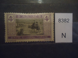 Фото марки Франц. Мавритания 1913-1917гг *