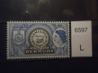 Фото марки Брит. Бермуды 1953-58гг *