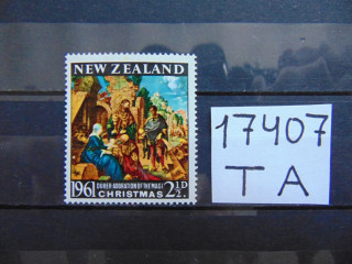 Фото марки Новая Зеландия марка 1961г **