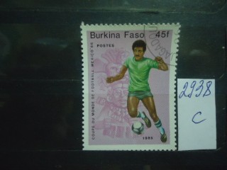 Фото марки Буркино Фасо 1985г