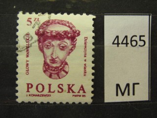 Фото марки Польша 1985г
