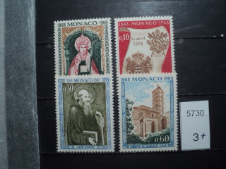 Фото марки Монако 1968г **