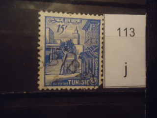 Фото марки Тунис 1954г