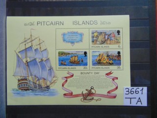Фото марки Британские острова Питкерн блок 1978г **
