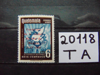 Фото марки Гватемала марка авиапочта 1960г *