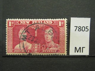 Фото марки Новая Зеландия 1937г