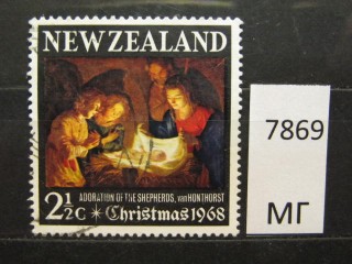 Фото марки Новая Зеландия 1968г