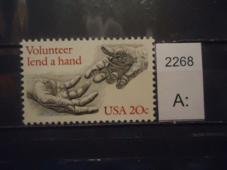 Фото марки США 1983г **