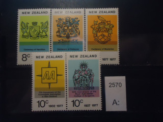 Фото марки Новая Зеландия 1977г серия-сцепки **
