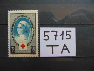 Фото марки Франция марка 1942г **
