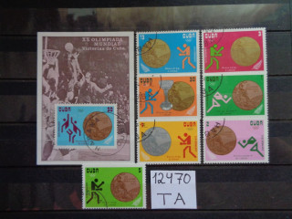 Фото марки Куба серия+блок 1973г