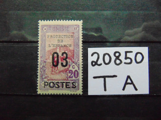 Фото марки Французский Тунис 1925г **