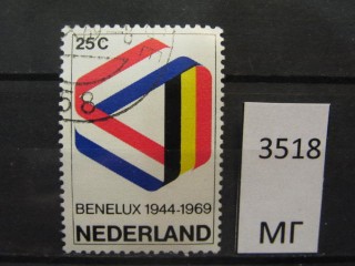 Фото марки Нидерланды 1969г