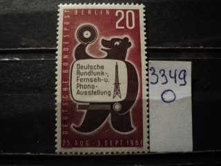 Фото марки Германия Берлин 1961г **
