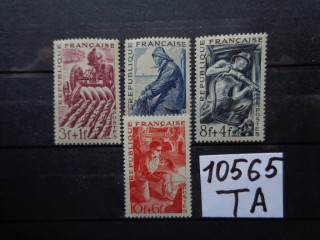 Фото марки Франция серия 1949г **