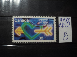 Фото марки Канада 1985г **