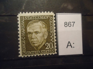 Фото марки США 1964г **