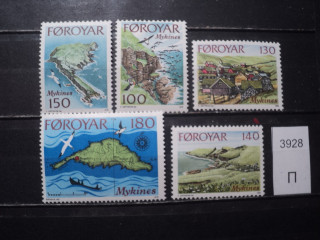 Фото марки Фарерские острова серия 1978г **