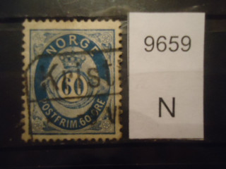 Фото марки Норвегия 1878г