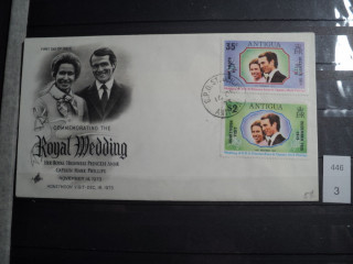Фото марки Антигуа конверт 1973г