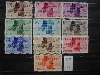 Фото марки Франц. Конго надпечатка 1960г **
