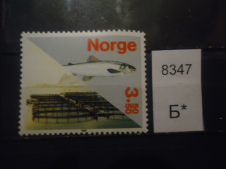 Фото марки Норвегия 1987г **