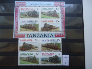 Фото марки Танзания серия 1986г **
