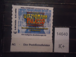 Фото марки Германия самоклейка городская почта **