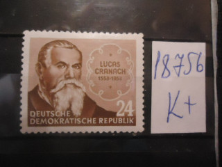 Фото марки ГДР 1953г *
