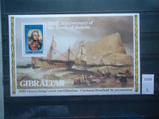 Фото марки Брит. Гибралтар блок 1980г **