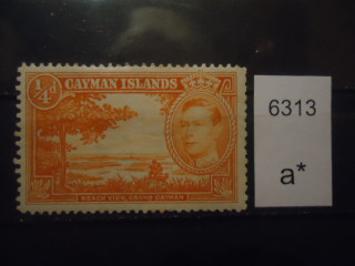 Фото марки Брит. Каймановы острова 1938-47гг *