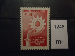 Фото марки Чили 1968г *