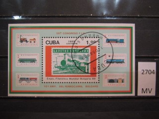 Фото марки Куба 1989г блок