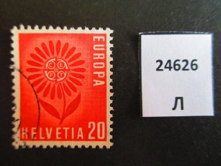 Фото марки Швейцария 1964г