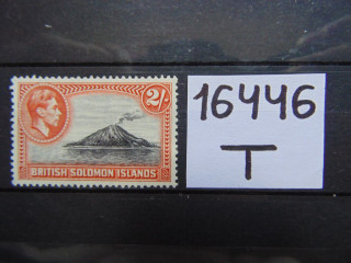 Фото марки Британские Соломоновы острова 1939г *