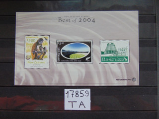 Фото марки Новая Зеландия блок 2005г **