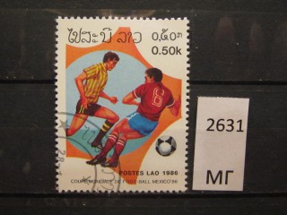 Фото марки Лаос 1986г