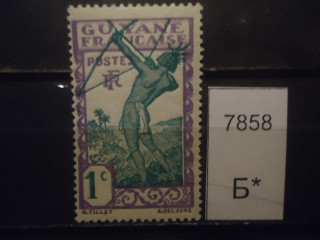 Фото марки Франц. Гвиана 1929-39гг **